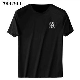 T-shirts pour hommes Tshirt Hommes Slim Hot Diamond Tendance Beau Tees Coton mercerisé 2022 Été Simplicité Confortable Topquality Vêtements pour hommes Z0221