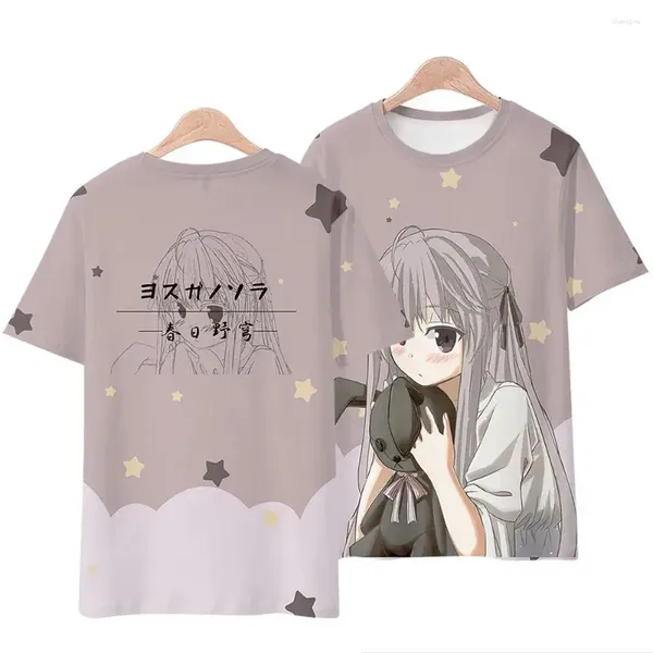 T-shirts pour hommes T-shirts 3D Imprimer Anime Yosuga No Sora Chemise Mode Enfants Casual Garçons Filles Kawaii Dessins Animés Col Rond T-shirt Hauts Vêtements