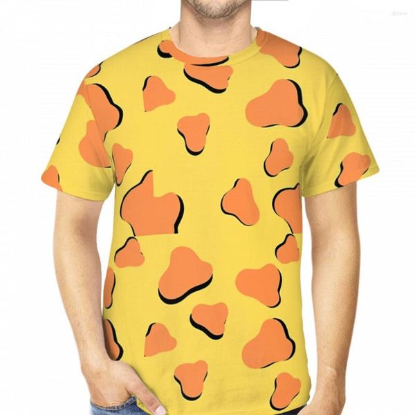 Camisetas para hombre, camisetas con estampado de animales en 3D, camisetas transpirables de manga corta de poliéster Harajuku, ropa de calle