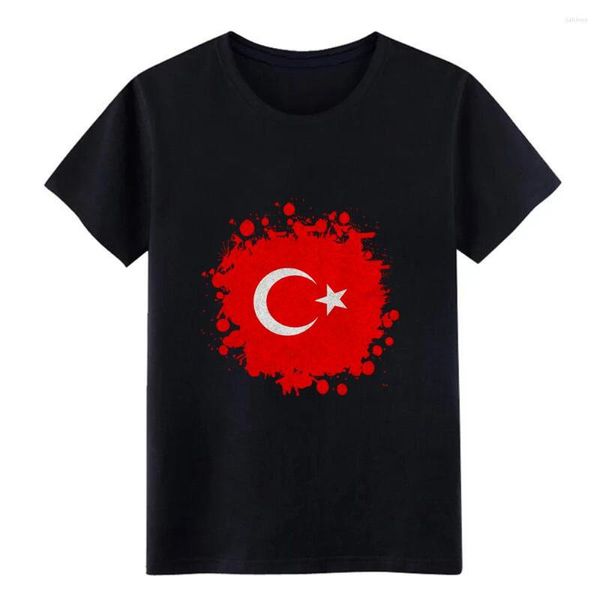 T-shirts pour hommes Turquie Blob Chemise Impression Coton Taille Européenne S-3xl Lettre Fou Mode Été Nouveauté