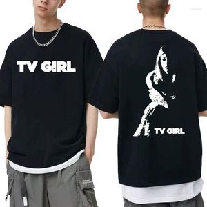 T-shirts pour hommes Tv Girl Print T-shirts The Night In Question Tee Shirt Hommes Femmes Mode T-shirts surdimensionnés French Exit Tshirt