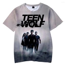 Mannen T-shirts TV Serie Teen Wolf T-Shirt 3D Gedrukt Mannen Vrouwen Mode Streetwear O-hals Harajuku Oversized Tees tops