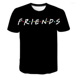 Heren t shirts tv-show vrienden 3D geprint t-shirt mannen dames mode streetwear crewneck shirt met korte mouwen harajuku tees tops unisex