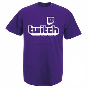 T-shirts pour hommes TV T-shirt - Purple Gaming Top Gamer Tee Fathers Day Fan Gifts Short Sleeve Pride Men Women Unisex Shirt
