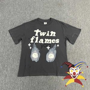 T-shirts pour hommes Twin Flames BROKEN PLANET T-shirt Hommes Femmes T-shirts de haute qualité Tops Teeyolq