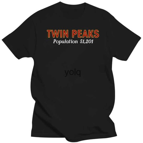 Camisetas para hombre Twin Peaks Population Adult Ringer T-shirtyolq