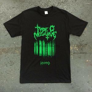 Camisetas de hombre Tipo O Camiseta negativa - Haunted Black Green