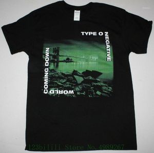 T-shirts T-shirts Type O negatieve Wereld Komende Zwarte T-shirt Peter Steele Carnivore Shirts Homme Nieuwigheid Tshirt Mannen