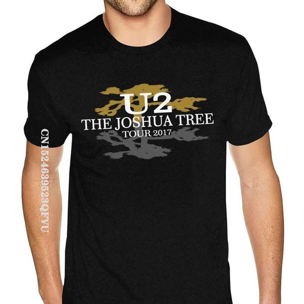 T-shirts masculins U2 Irish Band Joshua Tr MSICA TSHIRTS HOMME GRUNGE ESTILO OVICHETH