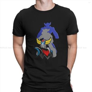 Camisetas para hombre UFO Robot Grendizer Anime Vintage Goldorak Camiseta de poliéster para hombre Cuello redondo Camisa de manga corta