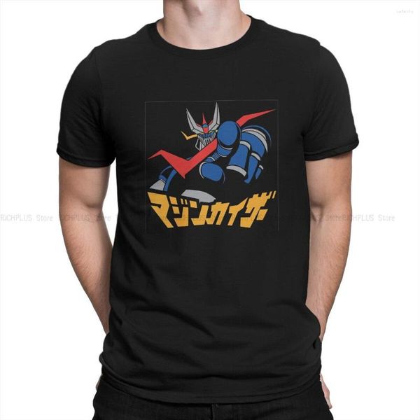 T-shirts pour hommes UFO Robot Grendizer Anime Great Mazinger Finger Unique TShirt Loisirs Chemise en polyester T-shirt d'été pour hommes femmes