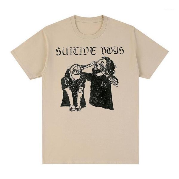 Camisetas para hombre uicideboy Suicide Boys clásico Cool Hip Hop Rap Suicideboys camiseta blanca algodón hombres camiseta camiseta Wome2691