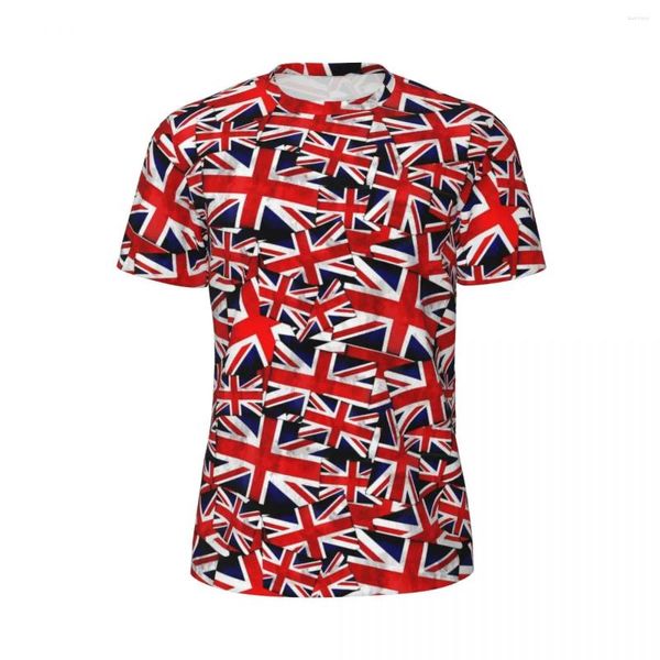 T-shirts pour hommes Drapeaux britanniques T-shirt Couple Britannique Angleterre Streetwear Sportswear Respirant Plage Tendance Tees Graphique Plus Taille Vêtements