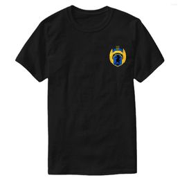 T-shirts pour hommes T-shirt avec badge de la 73e Force d'opérations spéciales de la marine ukrainienne. Chemise pour hommes à manches courtes et col rond en coton de qualité supérieure S-3XL