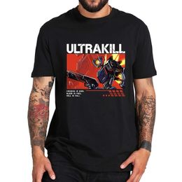 T-shirts pour hommes T-shirt Ultrakill Passionné de jeux de tir Y2k Geek Street Vêtements Été Casual 100% coton doux Taille EU T-shirt unisexe 230717