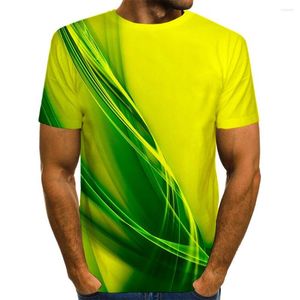 T-shirts pour hommes UNEY chemise graphique imprimé à rayures taille américaine t-shirt hommes/femme à manches courtes col rond hauts La t-shirts