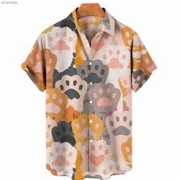 T-shirts pour hommes Chemises Anime unisexe 2022 Chemise hawaïenne Hommes Woemn Vêtements pour hommes Style de bande dessinée Chemises imprimées en 3d Été Lâche Haut à manches courtes 5xl
