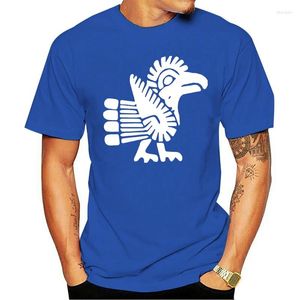 Camisetas para hombre, camiseta con símbolo de pájaro azteca Unisex, diseño de parte trasera, regalo de alta calidad para ella, ropa de fiesta Rave para hombre, camiseta para hombre