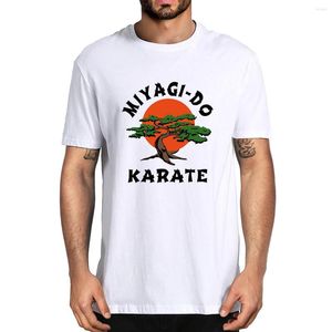 Heren t shirts unisex katoen miyagi do jo geïnspireerd door karate kid art retro cool heren nieuwigheid t-shirt vrouwen casual streetwear eu maat