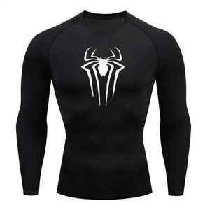 Camisetas para hombres UPF 50 Camisas de compresión de manga larga Impreso Deportes acuáticos Rash Guard Capa base de secado rápido Camisa de entrenamiento atlético 231110