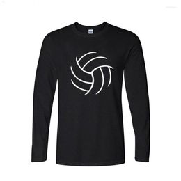 T-shirts pour hommes UPRISING Fashion Volleyballer Shirt Hommes Casual Coton Été À Manches Longues T-shirt Drôle