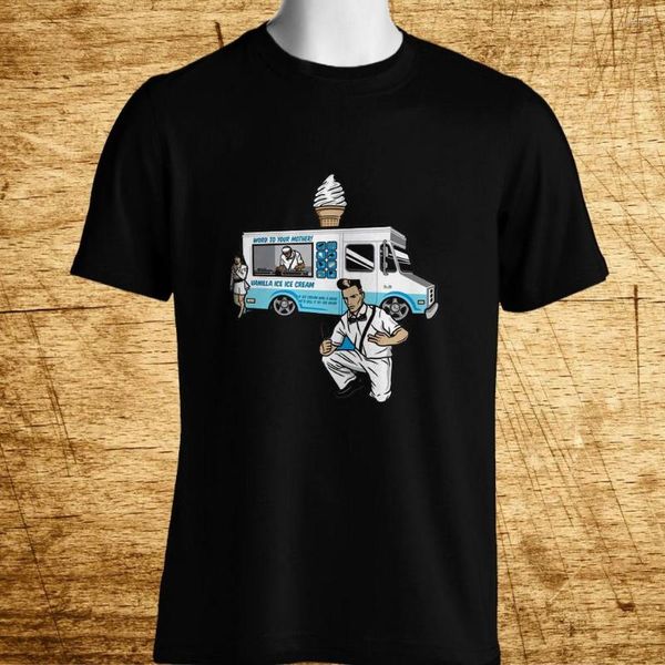 T-shirts pour hommes Bébé de glace à la vanille ! T-Shirt Rap Hip Hop Noir Taille S-3Xl Loose Plus Size? Tee shirt