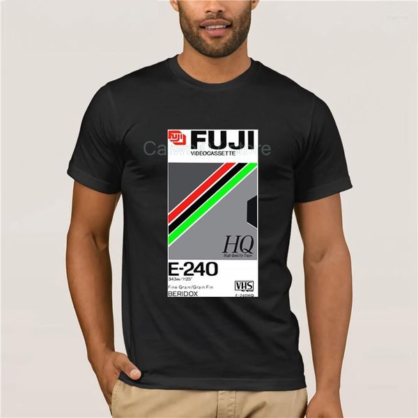 Camisetas de hombre Vaporwave VHS Camiseta Hombre Casual Verano Estampado Algodón puro Manga corta O Cuello Personalidad Camisa Cool Boys