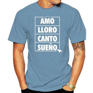 T-shirts voor heren Venezuela Amo Lloro Canto Sueno Shirt Fashion Trend Vzla Tee Fashion Top Tee Mens 230422