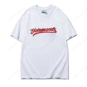 Heren T-shirts Vetements en Nog Geen Datum Mode T-shirt Mannen 11 Wereld Vetements Vrouwen Katoen Tees VTM Vintage Korte mouw L20