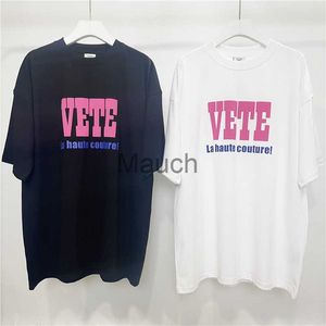 Camisetas para hombres Vetements y todavía sin fecha Camiseta de moda Hombres 11 World Vetements Mujeres Camisetas de algodón VTM Vintage manga corta J230625