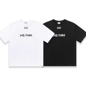 T-shirts voor heren Vetements T-shirt Men Women 11Stripe Code Druk Vetements met korte mouwen shirt J230427