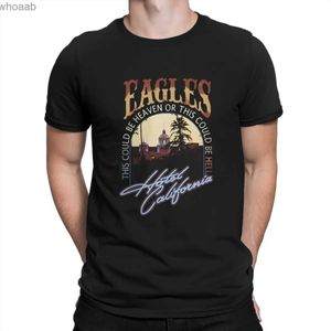 T-shirts pour hommes Vintage Band T-shirt pour hommes Col rond Coton T-shirts Eagles T-shirt à manches courtes Vêtements classiques 240130