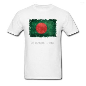 Camisetas para hombre, estilo Vintage de la bandera de Bangladesh, camisa de algodón para hombre, camisetas a la moda, camiseta de cuello redondo para el día de la madre, verano