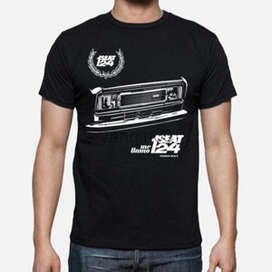T-shirts pour hommes Vintage Classic Spain Car S E A T Seat 124 FI Front Face T-shirt. Nouveau 100% coton à manches courtes t-shirt col rond décontracté hommes haut J230602