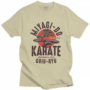 Camisetas de hombre Vintage Miyagi Do Inspirado Karate Kid Camiseta Hombre Algodón Cobra Kai Camiseta Kung Fu japonés Camiseta Tops Manga corta Camiseta de moda T230103