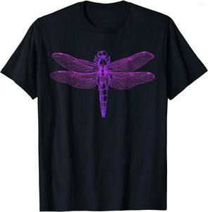 Heren t shirts vintage retro dragonfly wetenschappelijke illustratie entomoloog t-shirt zomerverkoop oversized