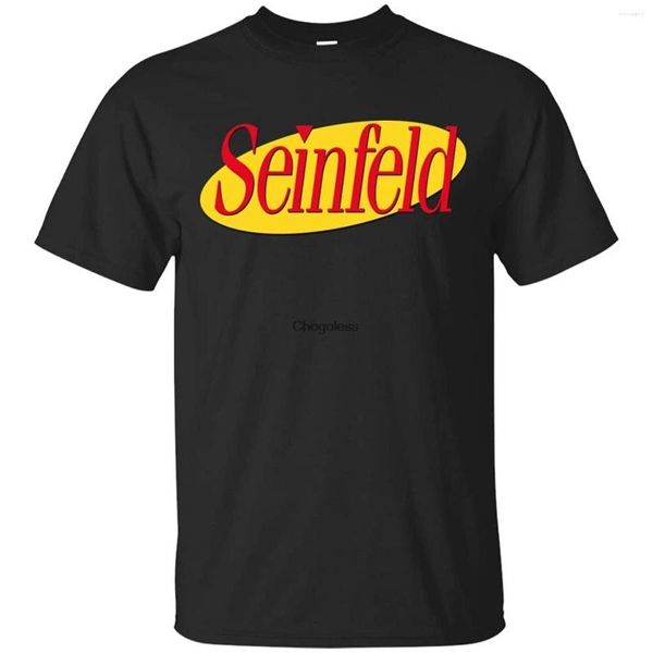 Camisetas de hombre Vintage Seinfeld Logo camiseta clásica TV comedia Idea para marido papá Retro 80s 90s camiseta(1)