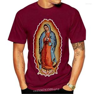 Camisetas para hombre VIRGEN DE GUADALUPE HIERRO EN CAMISA DE TRANSFERENCIA DE CALOR ETIQUETA PARCHE PERSONALIZAR LOTE