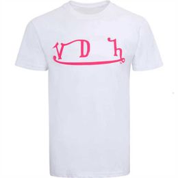 Heren t-shirts vons Dutchs Tees Mens Casual T-shirt Zomer Korte mouw Pure katoen Adembevolking Cream Neck USA High Street Motorcyclist Trendy Tops 2024 Nieuwe aankomst Q1av