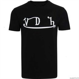 T-shirts masculins vons hollandais t-shirts masculins T-shirt Summer à manches courtes coton pur coton d'équipage respirant cou