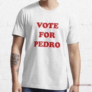 T-shirts pour hommes votez pour Pedro T-shirt Top qualité coton imprimé à manches courtes hommes T-shirt décontracté théorie hommes T-shirt