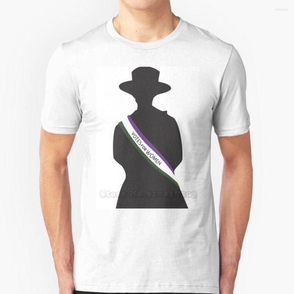 T-shirts pour hommes Votes pour les femmes: Emmeline Hip Hop T-Shirt Coton T-shirts Hommes Tee Tops Suffrage Droits des Femmes