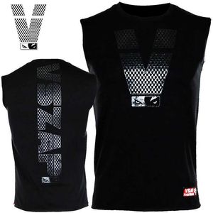 T-shirts pour hommes VSZAP Boxe MMA T-shirt sans manches Fitness Training Gym T-shirt Combat Fighting Wolf Running MUay THai T-shirt J230516