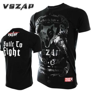 T-shirts pour hommes VSZAP MMA Vêtements Chemises Rashguard Fitness Base Layer Skin Tight Haltérophilie Hommes T-shirts Muay Thai Shorts Boxe J230516