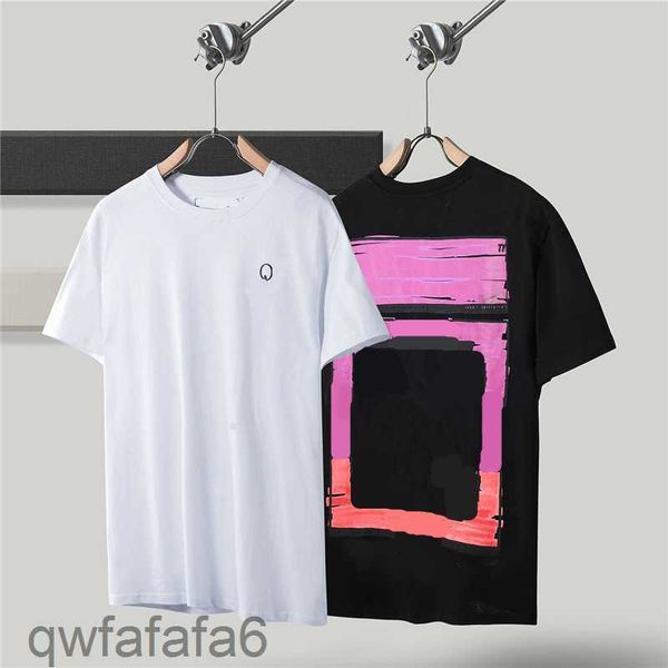 T-shirts masculins W Summer Womens Short Sleeve Designers Fashion Mens Designer T-shirts t-shirts Tops Tshirt Vêtements Blanc Black Crew Colon Coton Sx-L 2N27