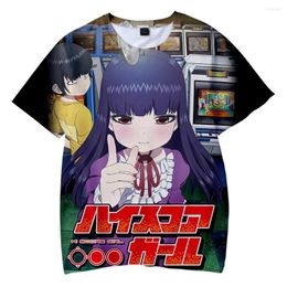 T-shirts pour hommes Wamni Anime Japanse High Score Meisje Dash Harajuku T-shirt Voor Mannen Unisex Game Korte Mouwen Kinderen Vrouwen Grappige