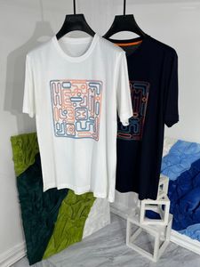 T-shirts pour hommes We058 mode hauts pour hommes t-shirts 2023 piste de luxe conception européenne impression fête Style T-Shirts vêtements