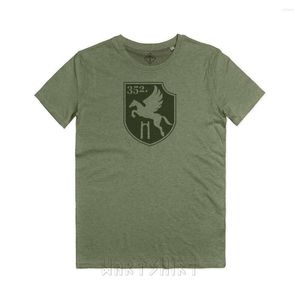 T-shirts pour hommes Wehrmacht 352 Division d'infanterie T-shirt de bataille de Normandie. Chemise d'été en coton à manches courtes et col rond pour hommes S-3XL