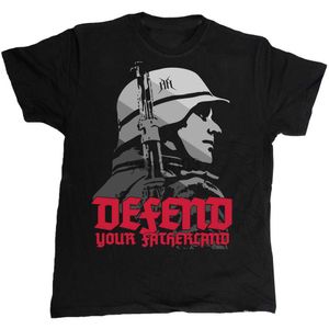 Heren T-shirts Wehrmacht verdedig je vaderland T-shirt. Zomer Katoen Korte Mouw O-hals Heren T-shirt Nieuwe S-3XL J230602