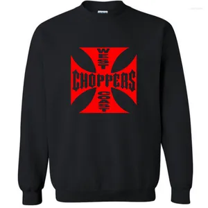 Camisetas de hombre West Choppers estampado con capucha hombres primavera otoño sudadera Casual moda Hip Hop Harajuku pulóver polar Sudadera con capucha